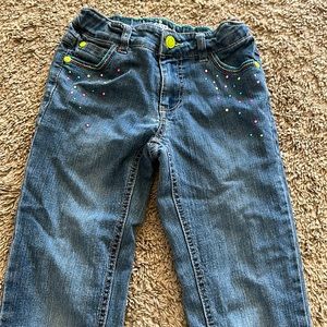 Skinny jeans with designs